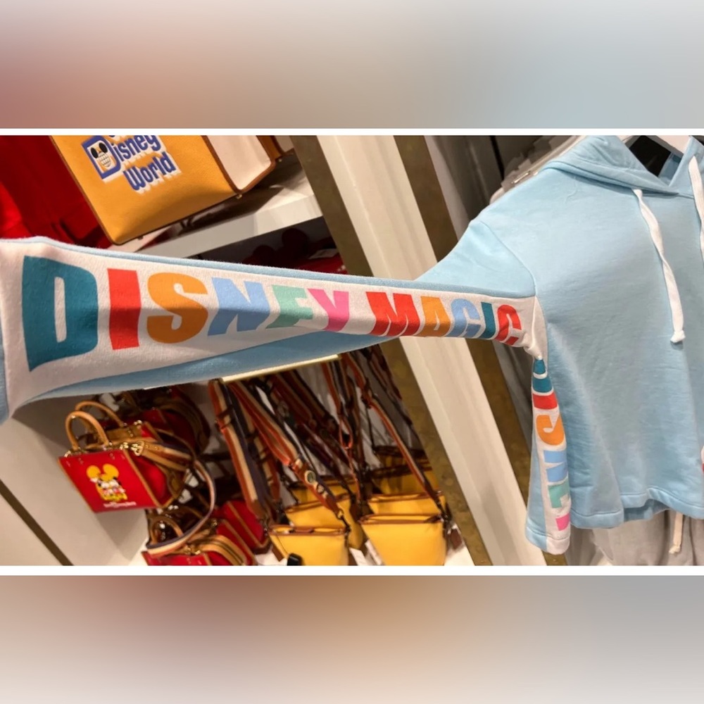 Disney Magic cropped hoodie NWT - Picture 2 of 6